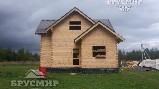 Отзыв о строительстве большого деревянного дома для нашей семьи