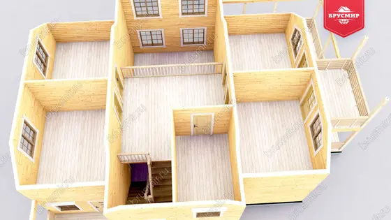 Полутораэтажный дом ДБ №175 - фото 6