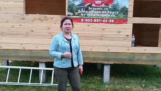 Отзыв о строительстве дома 6х6 м из обрезного бруса 150х150 мм