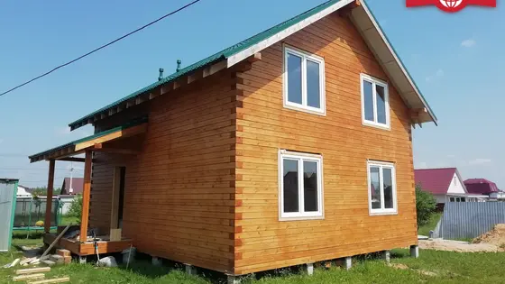 Строительство дома из бруса в Воскресенском районе, ДНП Луговое