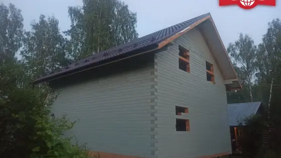 Строительство дома из бруса Рамеский район, ДНТ Юбилейный