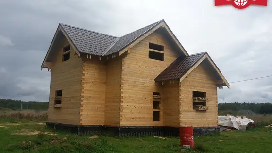 Строительство дома из бруса по проекту №94 в Сергиево-Посадском районе