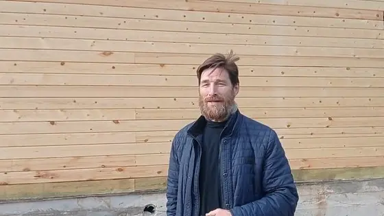 Отзыв заказчика о строительстве дома 8х10м из профилированного бруса 145х195мм в Тверской области