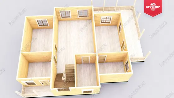 Полутораэтажный дом ДБ №175 - фото 5